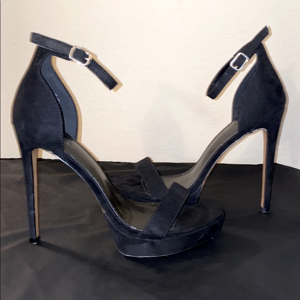Black Suede heels
